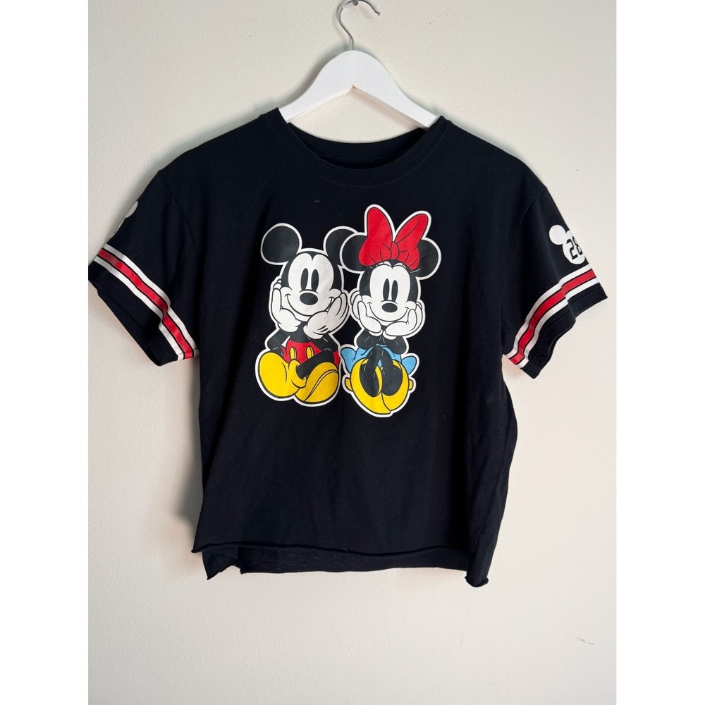 Disney Mickey and Minnie Mouse Hockey Jersey Tee size L